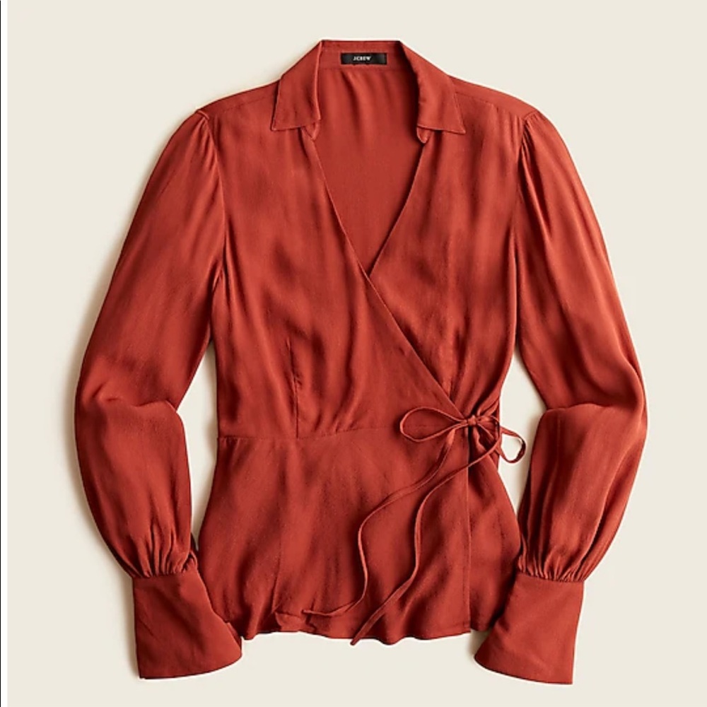 J crew Crepe Top
